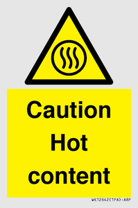 Caution Hot content